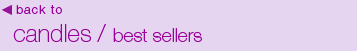 Candles / best sellers
