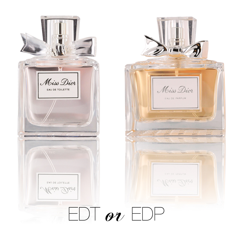 eau de toilette versus eau de parfum