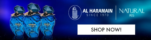 Al Haramain, since 1970, Natural Iris shop now