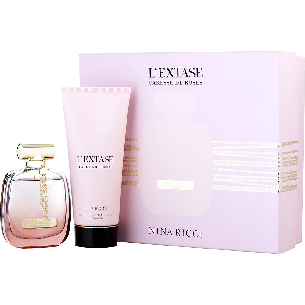 니나 리치 렉스타즈 까레스 드 로즈 세트 오드퍼퓸 르제르 스프레이 80ml, 바디로션 200ml