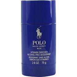Polo Blue by Ralph Lauren DEODORANT STICK ALCOHOL FREE 2.6 OZ for MEN Polo Blue by Ralph Lauren DEODORANT STICK ALCOHOL FREE 2.6 OZ for MEN