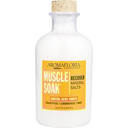 Muscle Soak by Aromafloria OCEAN MINERAL BATH SALTS 23 OZ EUCALYPTUS, PEPPERMINT, AND LEMONGRASS for UNISEX 127704