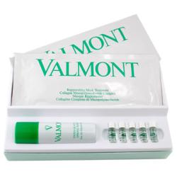 Valmont by VALMONT Valmont Regenerating Mask Treatment: Collagen Sheet 5x35g + Collagen Post Treatment 5x1.8ml + Swiss Glacial Spring Water Spray 60ml/2OZ for WOMEN