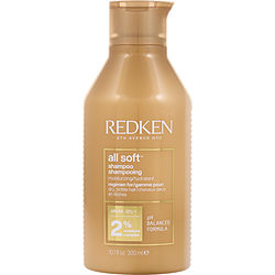 Redken by Redken ALL SOFT SHAMPOO SOFTNESS FOR DRY BRITTLE HAIR 10.1 OZ (PACKAGING MAY VARY) for UNISEX