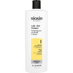 Nioxin by Nioxin SYSTEM 1 SCALP + HAIR SHAMPOO 33.8 OZ (PACKAGING MAY VARY) for UNISEX