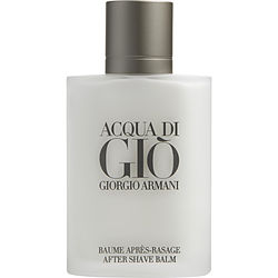 Acqua Di Gio by Giorgio Armani AFTERSHAVE BALM 3.4 OZ for MEN