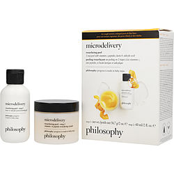Philosophy by Philosophy The Microdelivery Peel: Lactic/Salicylic Acid Activation Gel + Vitamin C Resurfacing Crystal -2pcs for WOMEN