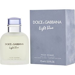 D & G Light Blue by Dolce & Gabbana EDT SPRAY 2.5 OZ for MEN