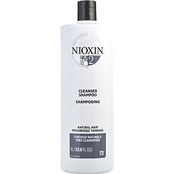 Nioxin by Nioxin SYSTEM 2 CLEANSER FOR FINE NATURAL NOTICEABLY THINNING HAIR 33.8 OZ (PACKAGING MAY VARY) for UNISEX