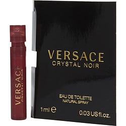 Versace Crystal Noir by Gianni Versace EDT SPRAY VIAL ON CARD for WOMEN