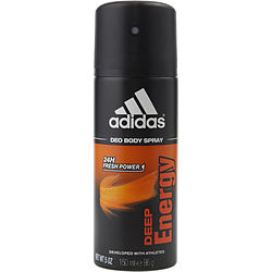 Adidas Deep Energy by Adidas DEODORANT BODY SPRAY 5 OZ (DEVELOPED WITH ATHLETES) for MEN