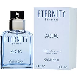 Eternity Aqua by Calvin Klein EDT SPRAY 3.4 OZ for MEN