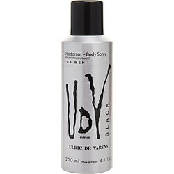 Udv Black by Ulric de Varens DEODORANT SPRAY 6.8 OZ for MEN