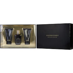 Unforgivable by Sean John EDT SPRAY 4.2 OZ & AFTERSHAVE BALM 3.4 OZ & SHOWER GEL 3.4 OZ for MEN