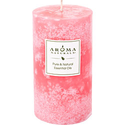 Hope Aromatherapy by Aroma Naturals ONE 2.75 X 5 inch PILLAR AROMATHERAPY CANDLE. COMBINES THE ESSENTIAL OILS OF VANILLA & ROSE. BURNS APPROX. 70 HRS. for UNISEX