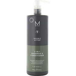 Paul Mitchell Men by Paul Mitchell MITCH DOUBLE HITTER SULFATE FREE 2-IN1 SHAMPOO & CONDITIONER 33.8 OZ for MEN