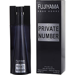 Fujiyama Private Number by Succes de Paris EDT SPRAY 3.3 OZ for MEN