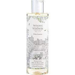 Woods Of Windsor White Jasmine by Woods of Windsor MOISTURIZING BATH & SHOWER GEL 8.4 OZ for WOMEN
