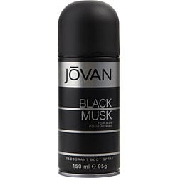 Jovan Black Musk by Jovan DEODORANT BODY SPRAY 5 OZ for MEN