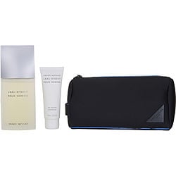 L'eau D'issey by Issey Miyake EDT SPRAY 4.2 OZ & SHOWER GEL 2.5 OZ & TOILETRY BAG for MEN