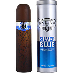 Cuba Silver Blue by Cuba EDT SPRAY 3.3 OZ for MEN