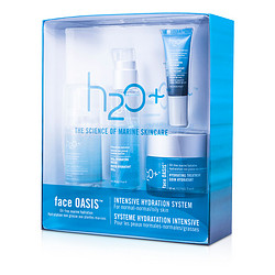 H2o+ by H2O PLUS Face Oasis Intensive Hydration System: Hydrating Treatment + Oasis Mist + Hydrating Booster + Eye Moisture Replenishing Treatment (For Normal/ Oily Skin) -4pcs for WOMEN