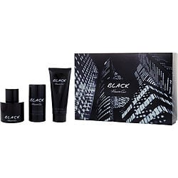 Kenneth Cole Black by Kenneth Cole EDT SPRAY 3.4 OZ & AFTERSHAVE BALM 3.4 OZ & DEODORANT STICK ALCOHOL FREE 2.6 OZ for MEN