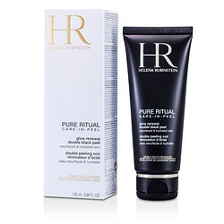 Image of Helena Rubinstein by Helena Rubinstein Pure Ritual Glow Renewal Double Black Peel -100ml/3.38OZ for WOMEN