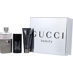 Gucci Guilty Pour Homme by Gucci EDT SPRAY 3 OZ & DEODORANT STICK 2.5 OZ & ALL OVER SHOWER GEL 1.6 OZ for MEN