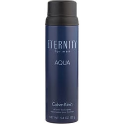 Eternity Aqua by Calvin Klein BODY SPRAY 5.4 OZ for MEN