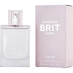 Burberry Brit Sheer by Burberry EDT SPRAY 1.6 OZ (NEW PACKAGING) for WOMEN