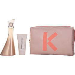 Kenzo Jeu D'amour by Kenzo EDP SPRAY 3.4 OZ & CREAMY MILK 1.7 OZ & POUCH for WOMEN