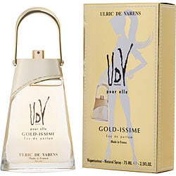 Udv Gold Issime by Ulric de Varens EDP SPRAY 2.5 OZ (NEW PACKAGING) for WOMEN