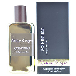 gold leather cologne