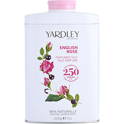 Yardley by Yardley ENGLISH ROSE TALC 7 OZ (NEW PACKAGING) for WOMEN