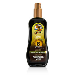 Australian Gold by Australian Gold Spray Gel Sunscreen Broad Spectrum SPF 8 with Instant Bronzer -237ml/8OZ for WOMEN
