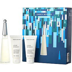 سعر ومواصفات L'eau D'issey by Issey Miyake EDT SPRAY 1.6 OZ & SHOWER CREAM 1.6 OZ & BODY LOTION 1.6 OZ for WOMEN من متجر FragranceNet.com