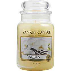 Yankee Candle by Yankee Candle VANILLA SCENTED LARGE JAR 22 OZ for UNISEX photo