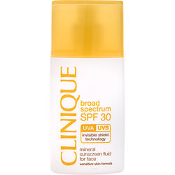 Clinique by Clinique Mineral Sunscreen Fluid For Face SPF 30 - Sensitive Skin Formula -30ml/1OZ for WOMEN