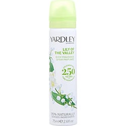 Yardley by Yardley LILY OF THE VALLEY BODY SPRAY 2.6 OZ (NEW PACKAGING) for WOMEN