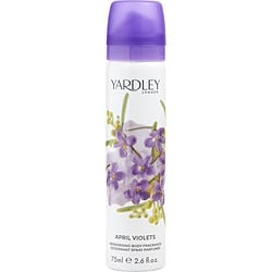 Yardley April Violets by BODY SPRAY 2.6 OZ (NEW PACKAGING) for WOMEN