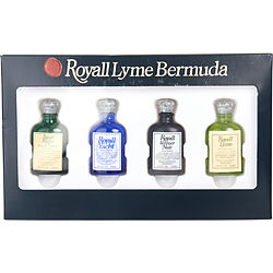 Royall Lyme Bermuda by Royall Fragrances THE MASTERS COLLECTION RUGBY YACHT VETIVER NOIR & LYME ALL ARE MINIS