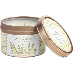 MEDITATION AROMATHERAPY by Mediation Aromatherapy ONE 2.5x1.75 inch TIN SOY AROMATHERAPY CANDLE. COMBINES THE ESSENTIAL OILS OF PATCHOULI & FRANKINCENSE TO CREATE A WARM AND COMFORTABLE ATMOSPHERE. BURNS APPROX. 15 HRS. for UNISEX