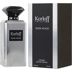 Korloff Private Silver Wood by Korloff EDP SPRAY 3 OZ for MEN