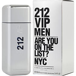 212 Vip by Carolina Herrera EDT SPRAY 3.4 OZ (NEW PACKAGING) for MEN
