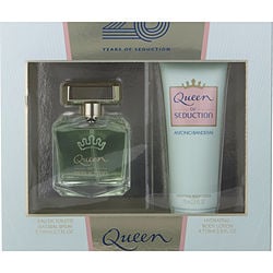 Queen Of Seduction by Antonio Banderas EDT SPRAY 2.7 OZ & BODY LOTION 2.5 OZ for WOMEN