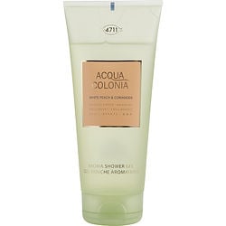 4711 Acqua Colonia White Peach & Coriander by 4711 SHOWER GEL 6.8 OZ for WOMEN
