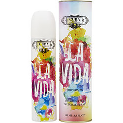 Cuba La Vida by Cuba EAU DE PARFUM SPRAY 3.3 OZ for WOMEN