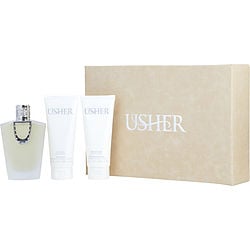 Usher by Usher EAU DE PARFUM SPRAY 3.4 OZ &amp; BODY LOTION 3.4 OZ &amp; BODY WASH 3.4 OZ for WOMEN