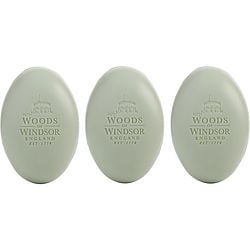 Woods Of Windsor Lily Of The Valley by Woods of Windsor SOAP 3 X 2.1 OZ for WOMEN